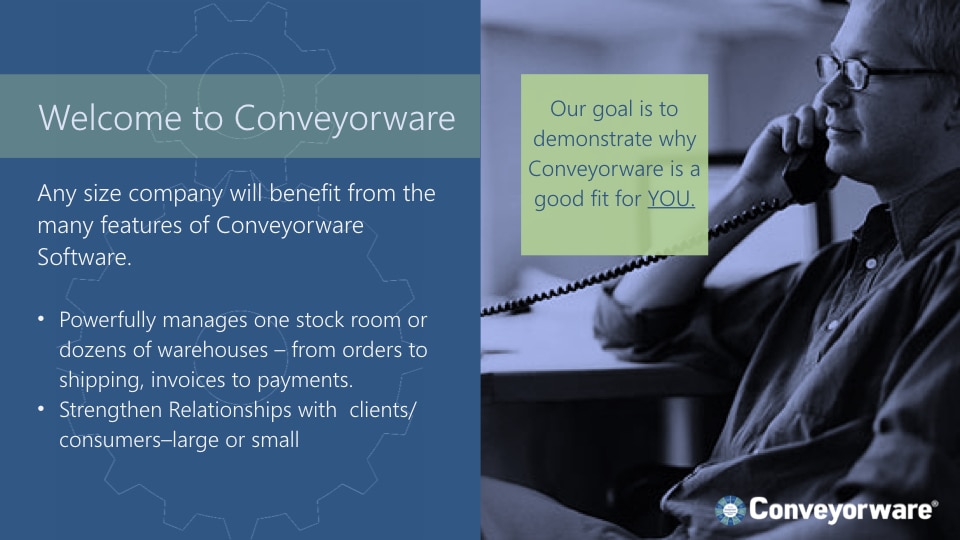 Welcome to Conveyorware.