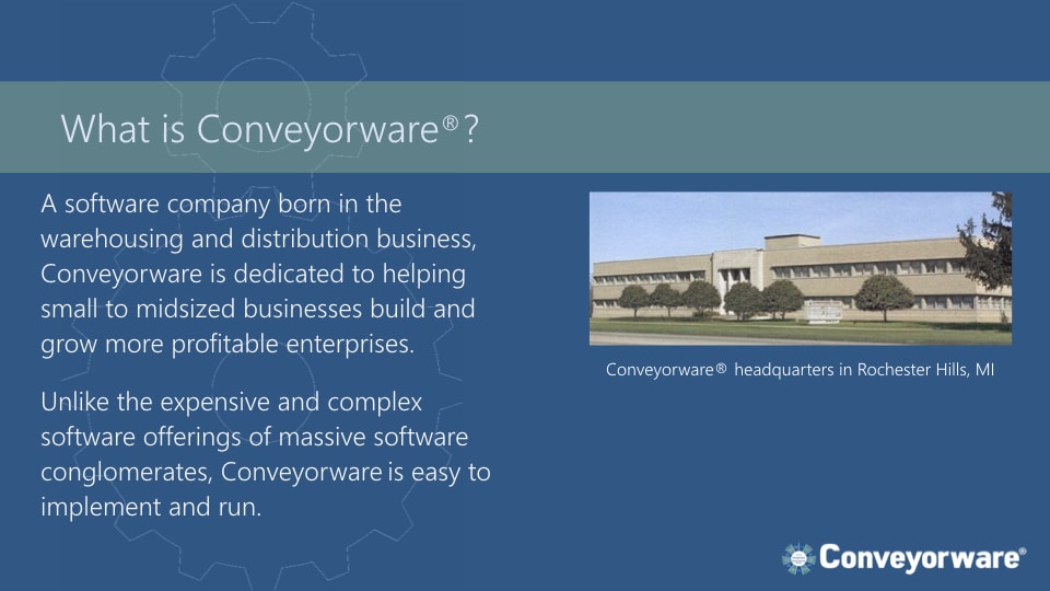 What is Conveyorware?